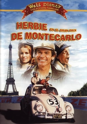 Poster Herbie en el Grand Prix de Montecarlo 1977
