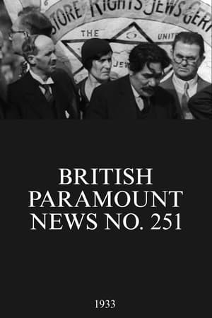 Poster British Paramount News No.251 1933