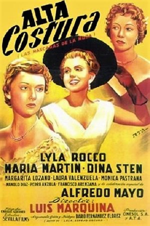 Poster Alta costura 1954
