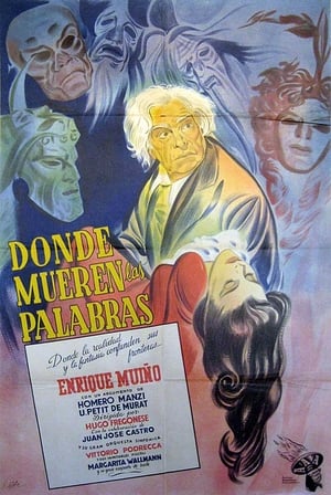 Poster Donde mueren las palabras (1946)