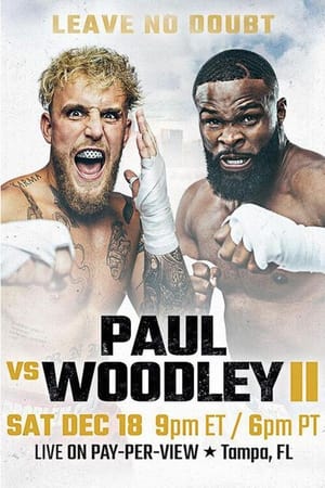 Poster Jake Paul vs. Tyron Woodley II 2021