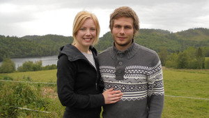 Unga bönder backdrop