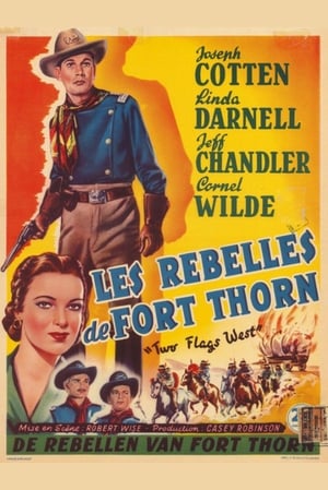 Poster Les Rebelles de Fort Thorn 1950