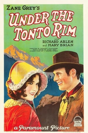 Poster Under the Tonto Rim (1928)