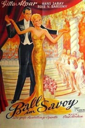 Poster Ball im Savoy 1935