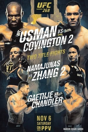 Poster UFC 268: Usman vs. Covington 2 2021