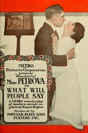 Poster What Will People Say? (1916)