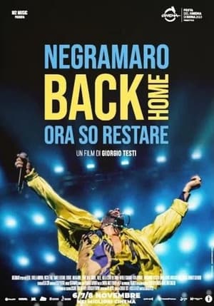 Poster Negramaro Back Home - Ora so restare (2023)