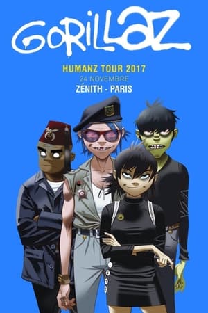 Poster Gorillaz at Zénith 2017 (2017)