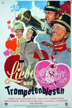 Poster Liebe und Trompetenblasen 1954