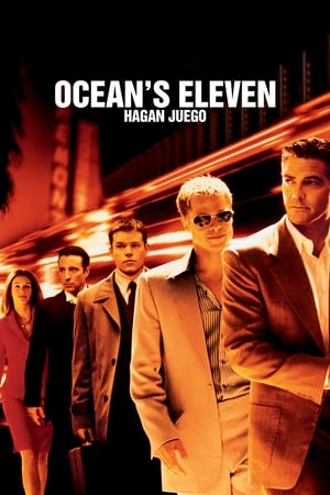 Poster Ocean's Eleven. Hagan juego 2001