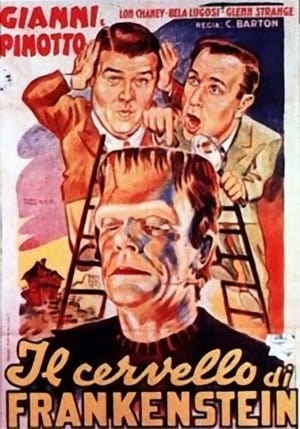 Poster Gianni e Pinotto - Il cervello di Frankenstein 1948