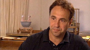 Still from Interview with Anthony Horowitz