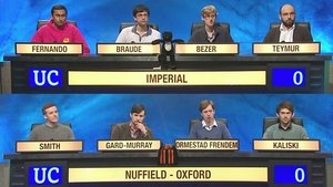 University Challenge Imperial College London v Nuffield College, Oxford