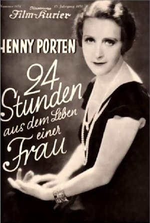 Poster 24 Stunden aus dem Leben einer Frau 1931