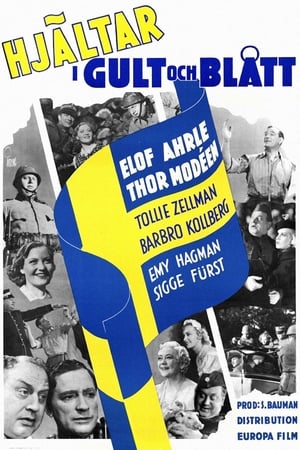 Poster Hjältar i gult och blått (1940)