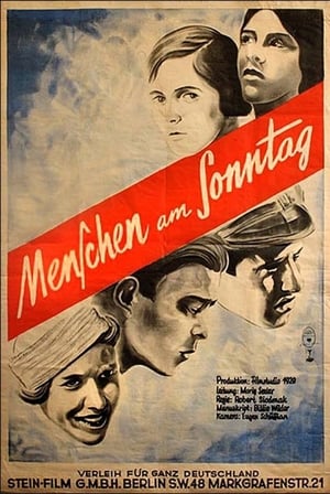 Poster Menschen am Sonntag 1930