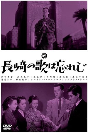 Poster I'll Not Forget the Song of Nagasaki (1952)