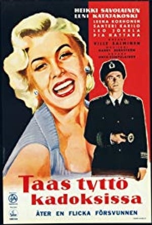 Poster Taas tyttö kadoksissa! 1957