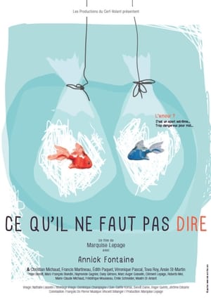 Poster Ce qu'il ne faut pas dire (2015)