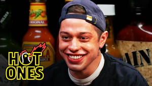 Image Pete Davidson Drips with Sweat While Eating Spicy Wings