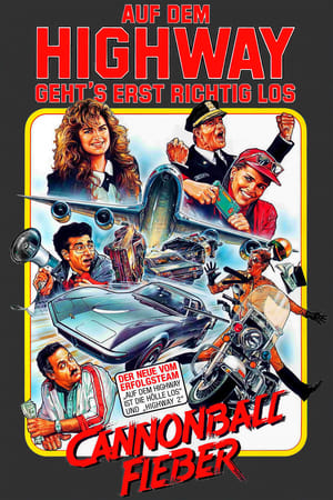 Poster Cannonball-Fieber  - Auf dem Highway geht’s erst richtig los 1989