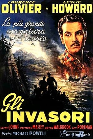 Poster Gli invasori - 49° parallelo 1941