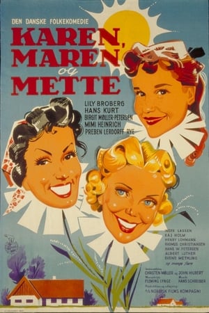 Poster Karen, Maren og Mette 1954