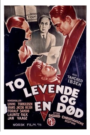 Poster Two Living and One Dead 1937