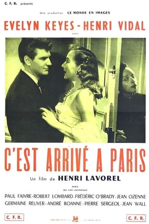 Poster C'est arrivé à Paris 1952