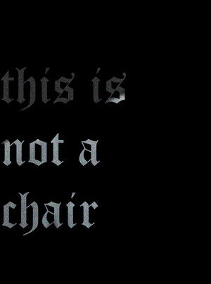 thisisnotachair