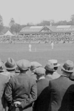 Poster Australians' First Match 1921