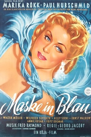 Poster Maske in Blau 1953