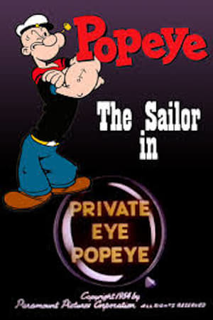 Poster Private Eye Popeye (1954)