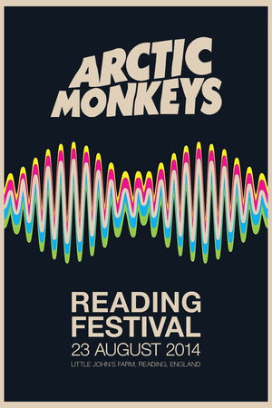 Arctic Monkeys at Reading (2014) subtitle poster