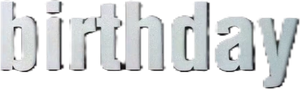 Birthday — Logos 1