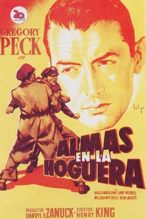 Poster Almas en la hoguera 1949