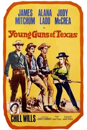 Poster Jóvenes pistoleros de Texas 1962