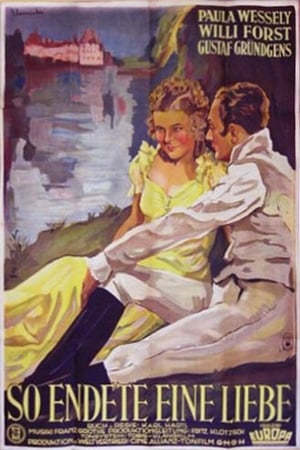 Poster So Ended a Great Love 1934