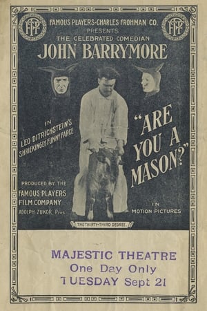 Poster Are You a Mason? (1915)