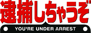 You're Under Arrest — Logos 1