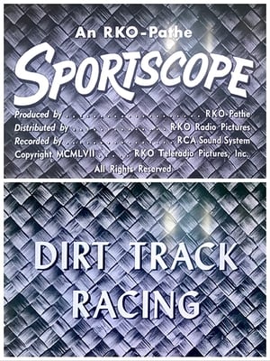 Poster Dirt Track Racing (1957)