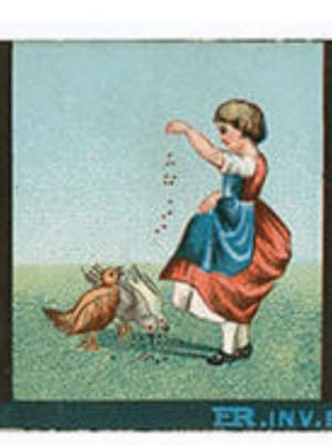 Poster Le Repas des Poulets 1878