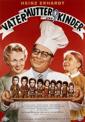 Poster Vater, Mutter und neun Kinder 1958