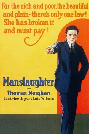 Poster Manslaughter (1922)