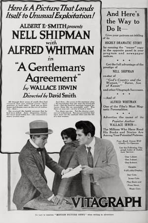 Poster A Gentleman's Agreement (1918)