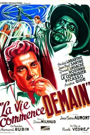 Poster La Vie Commence Demain 1950