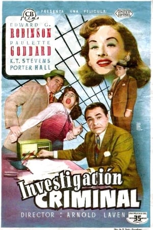 Poster Investigación criminal 1953