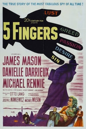 Click for trailer, plot details and rating of 5 Fingers (1952)