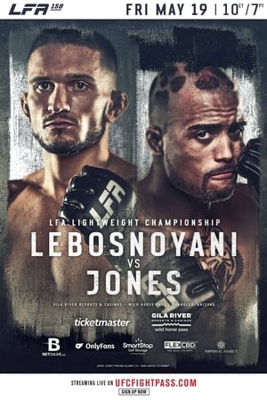 Poster LFA 158: Jones vs. Lebosnoyani (2023)